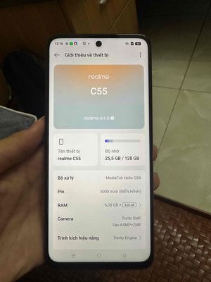 Realme C55 128GB Đen
