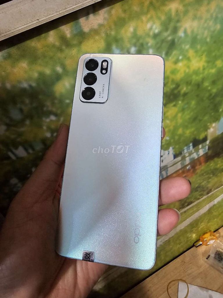 Oppo Reno 6 5G Xanh 128GB. Mua bán Điện thoại tại Thành phố Thủ Đức Tp Hồ Chí Minh được đăng bởi NT hình 1