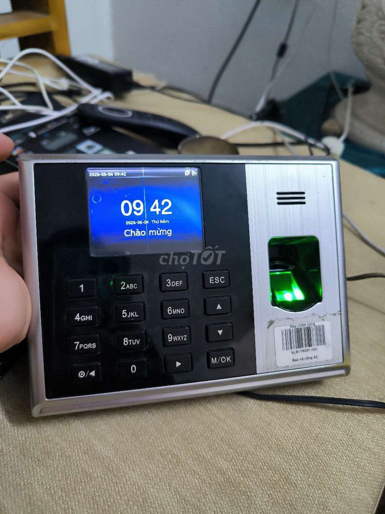 Máy chấm công vân tay Bạc Đã sử dụng. Mua bán Đồ dùng văn phòng tại Huyện Gia Lâm Hà Nội được đăng bởi Kasaky Victoria hình 1