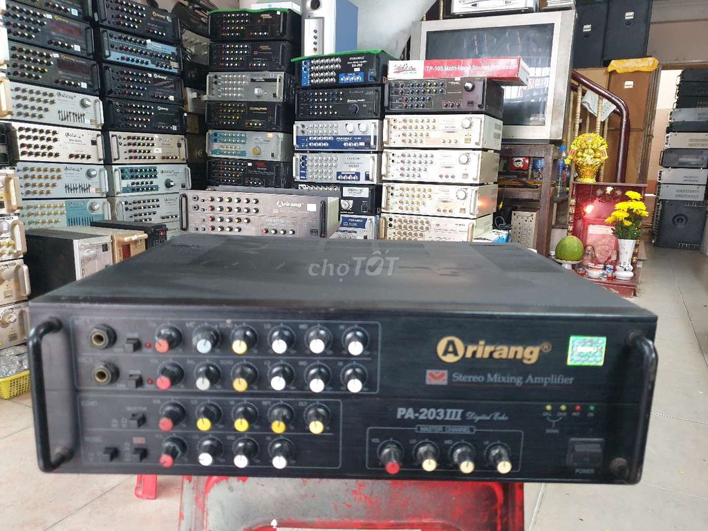 Ampli Arirang Pa 203 III (8mosfet/đen/hãng. Mua bán Tivi, Âm thanh tại Quận 3 Tp Hồ Chí Minh được đăng bởi Xuanthuy hình 1