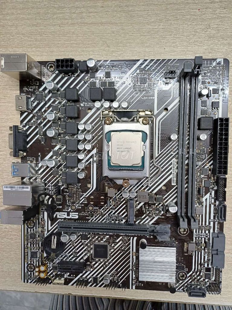 Combo Main Asus Prime H510M-K R2.0+ Pentium G6400