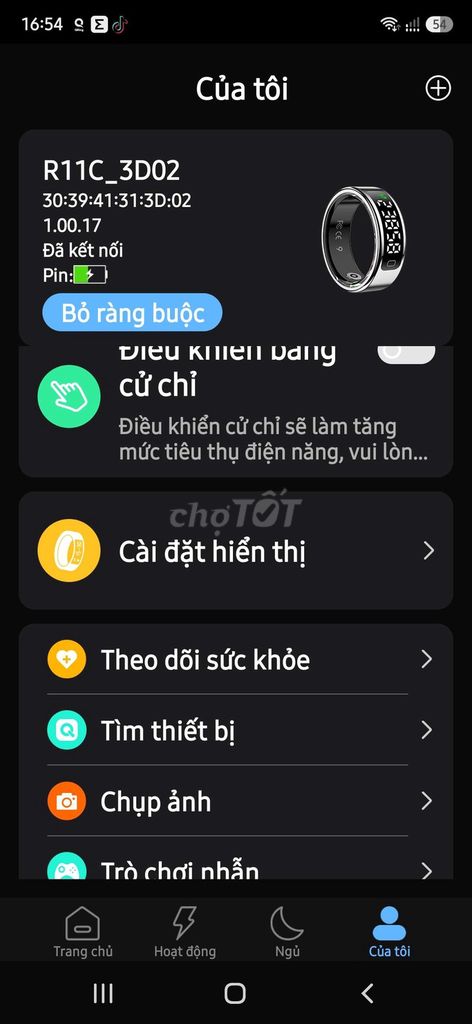 Nhẫn thông minh R11C Bạc unisex Mới. Mua bán Thiết bị đeo thông minh tại Quận Bình Tân Tp Hồ Chí Minh được đăng bởi Quyen Quoc hình 1