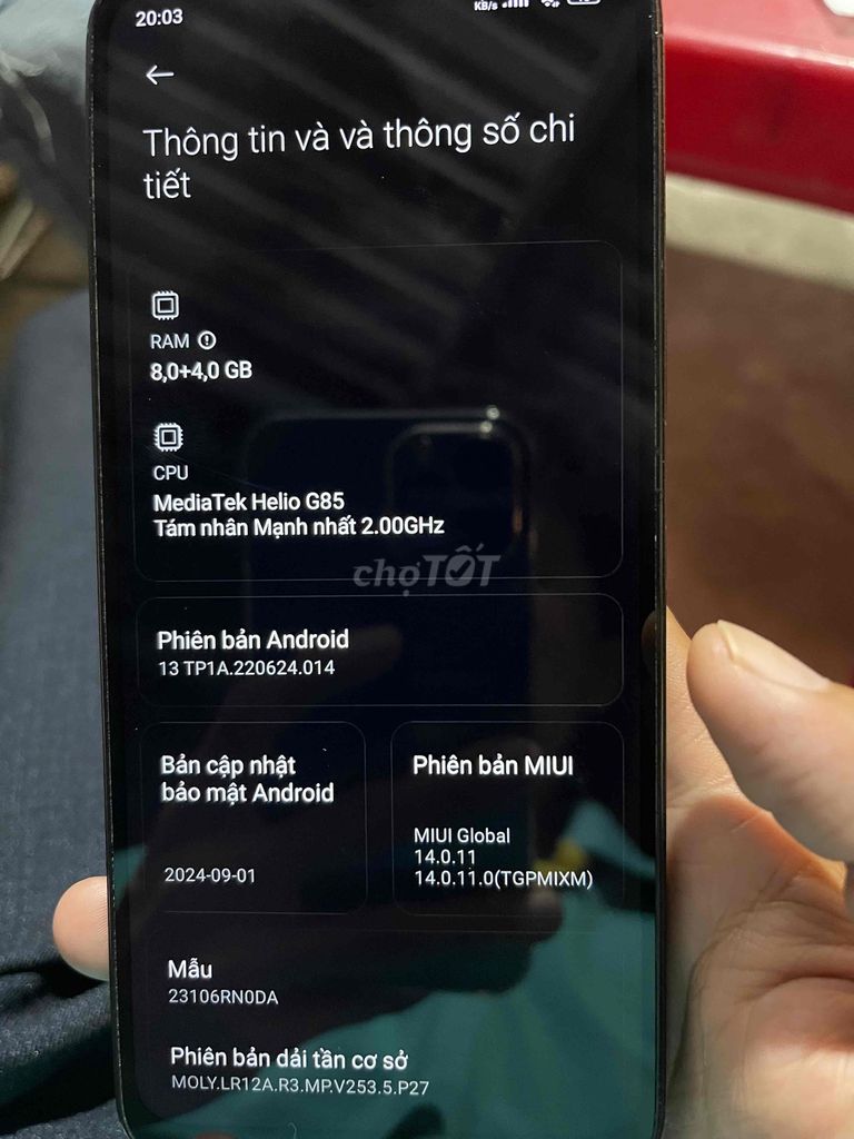 Xiaomi Redmi 13C 256GB Đen. Mua bán Điện thoại tại Quận 12 Tp Hồ Chí Minh được đăng bởi Mr Tien hình 1
