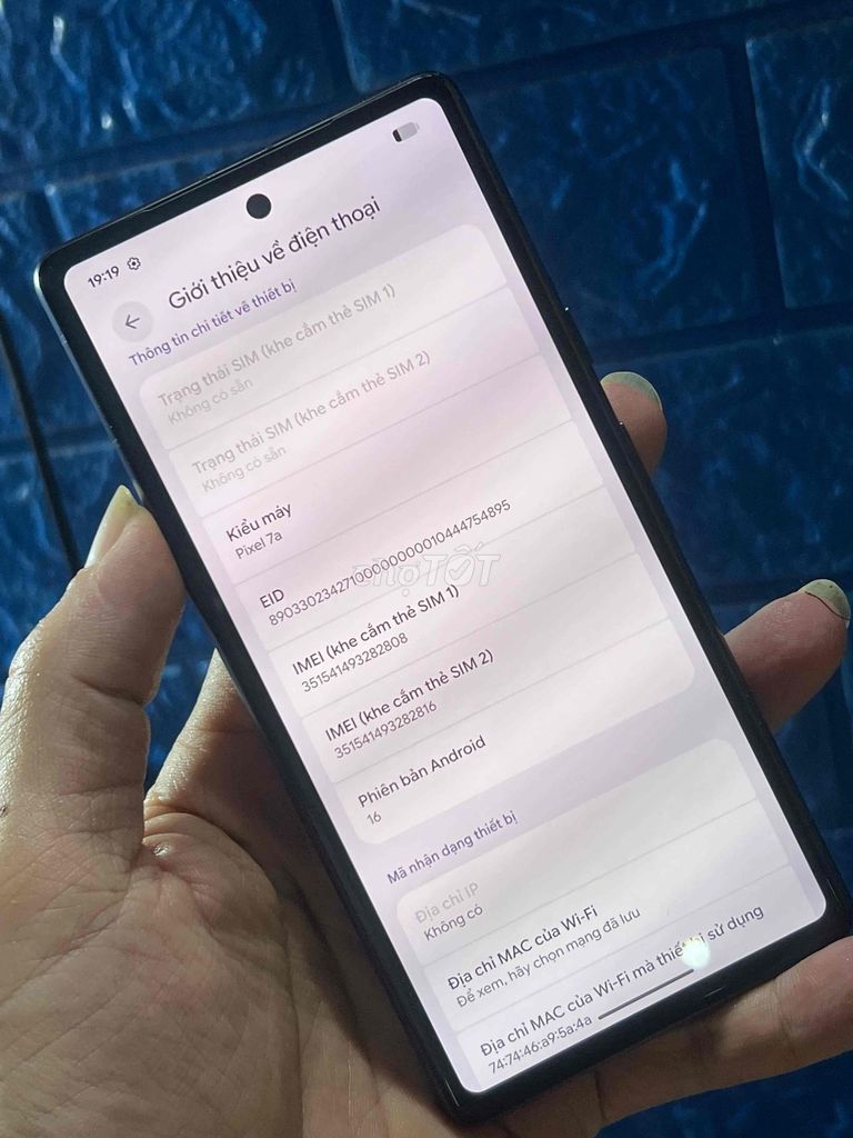 Google Pixel 7A 128GB Đen 2 sim. Mua bán Điện thoại tại Quận Bình Tân Tp Hồ Chí Minh được đăng bởi nguyễn sang  hình 1