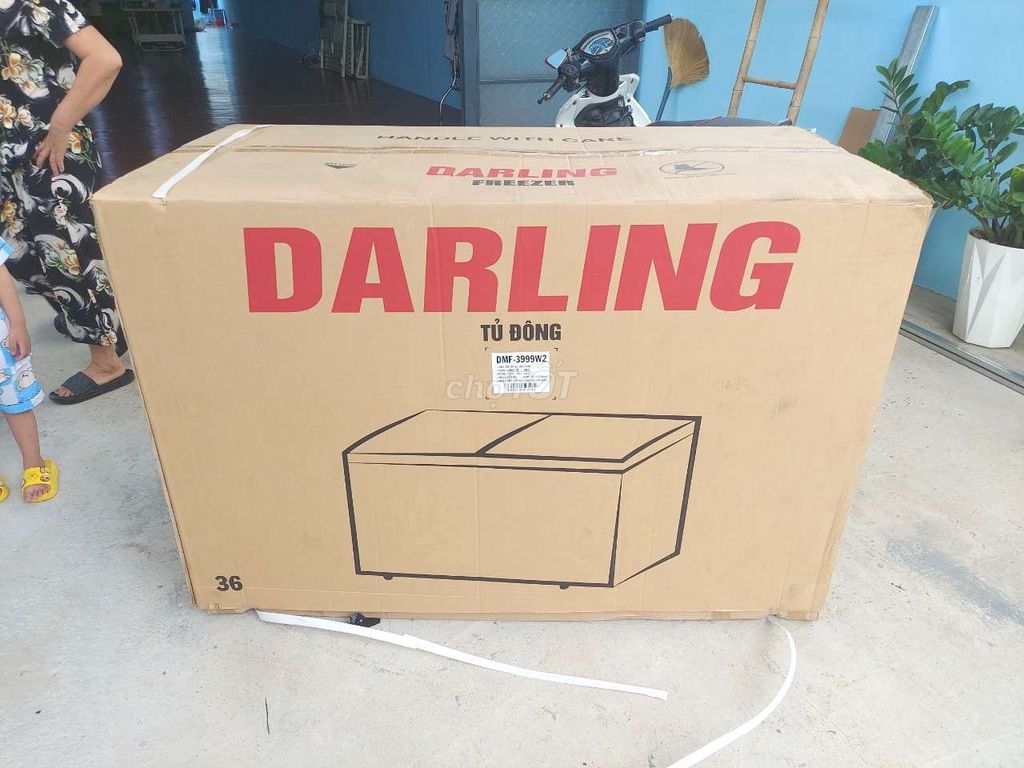 💥Tủ đông mát Darling 350L hàng mới nguyên thùng