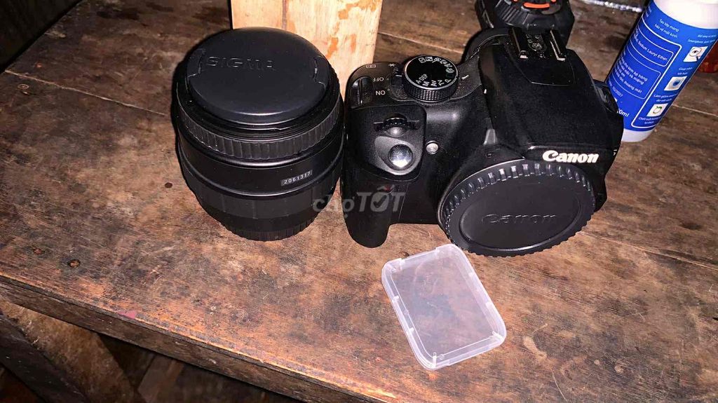 Máy ảnh Canon EOS 350D 900k như hình. Mua bán Máy ảnh, Máy quay tại Huyện Chợ Mới An Giang được đăng bởi Quốc Vỹ hình 1