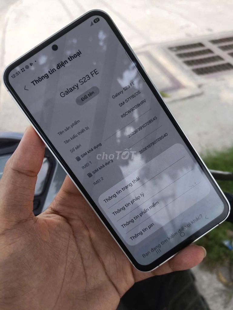 Bán điện thoại Samsung Galaxy S23 FE. Mua bán Điện thoại tại Quận 1 Tp Hồ Chí Minh được đăng bởi Hội Đồ Điện Tử hình 1