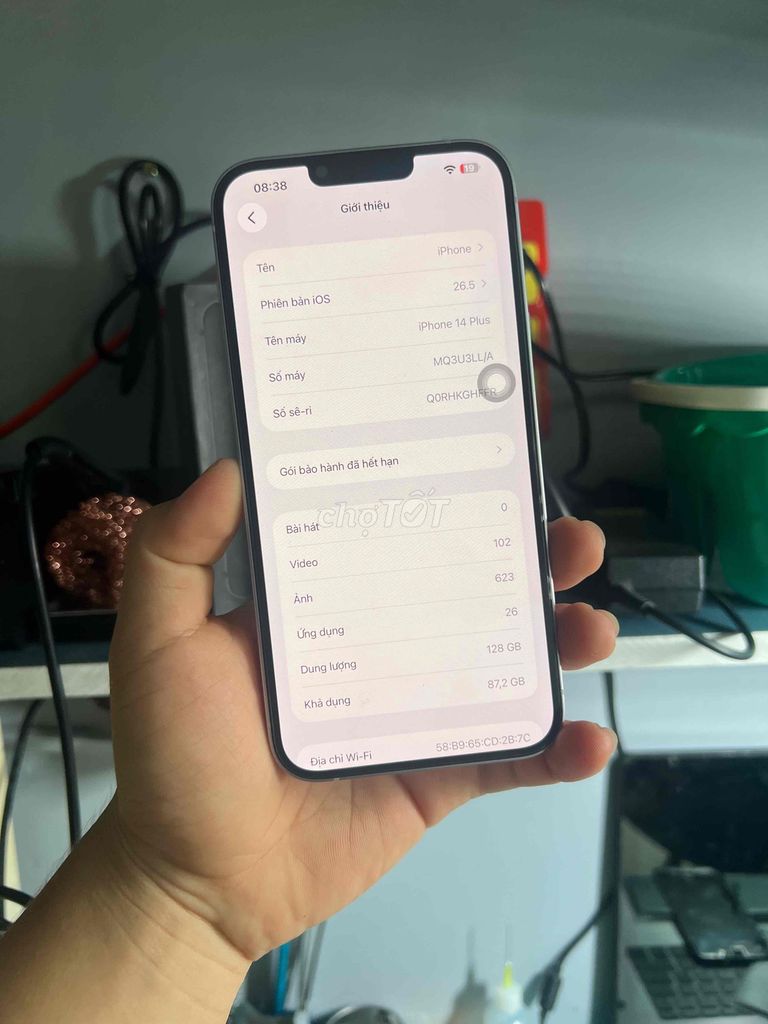 Iphone 14Plus Qt zin full keng 📱 Có Góp ⭐️. Mua bán Điện thoại tại Quận Bình Tân Tp Hồ Chí Minh được đăng bởi Bo Táo  hình 1