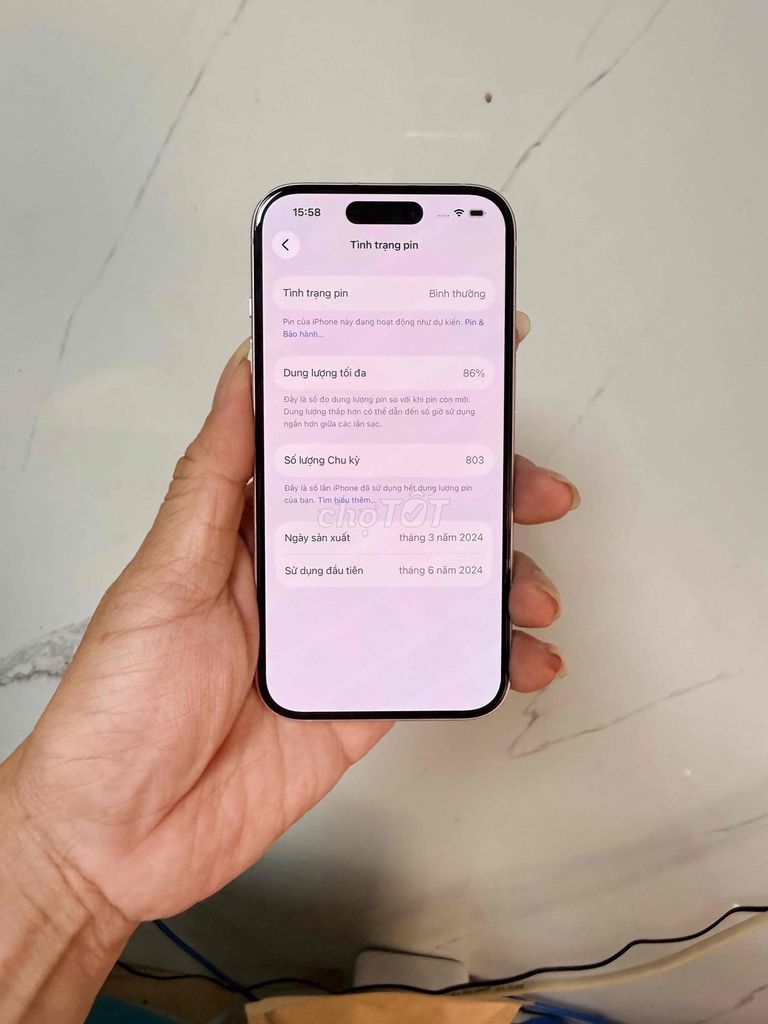 Iphone 15 256gb Hồng Qte Việt Nam zin áp. Mua bán Điện thoại tại Quận 6 Tp Hồ Chí Minh được đăng bởi Chuyên mua bán điện thoại laptop hình 1