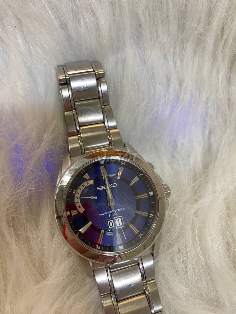 Seiko wave control Solar 8B43-0AD0 xách tay Nhật. Mua bán Đồng hồ tại Huyện Trà Ôn Vĩnh Long được đăng bởi maximura hình 1