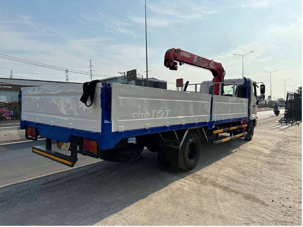 Xe Cẩu 5 tấn Thùng 6,1m HINO cẩu Unic 3 tấn 4 khúc. Mua bán Xe tải, xe ben tại Thành phố Vĩnh Long Vĩnh Long được đăng bởi Mr. An hình 5