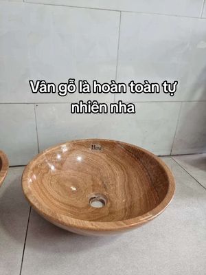 Bồn rửa tay bằng đá tự nhiên màu vàng vân gỗ. Mua bán Thiết bị vệ sinh, nhà tắm tại Thành phố Thủ Đức Tp Hồ Chí Minh được đăng bởi Nội Thất Tân Cổ Điển
