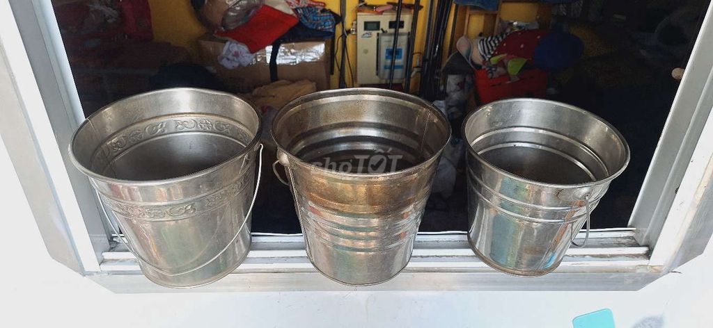 Xô Inox Bạc Chống Gỉ Sét. Mua bán Dụng cụ nhà bếp tại Quận Tân Phú Tp Hồ Chí Minh được đăng bởi Cơ Điện Nhiệt PHÁT ĐẠT hình 1
