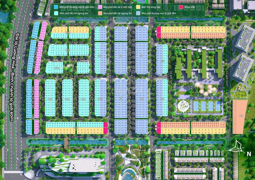 LA Home Long An–Liền kề TP.HCM–Căn hộ chuẩn resort, chỉ từ 3.55 tỷ/căn. Mua bán căn hộ/chung cư tại Huyện Bến Lức Long An được đăng bởi Son Thuy An gia hình 1