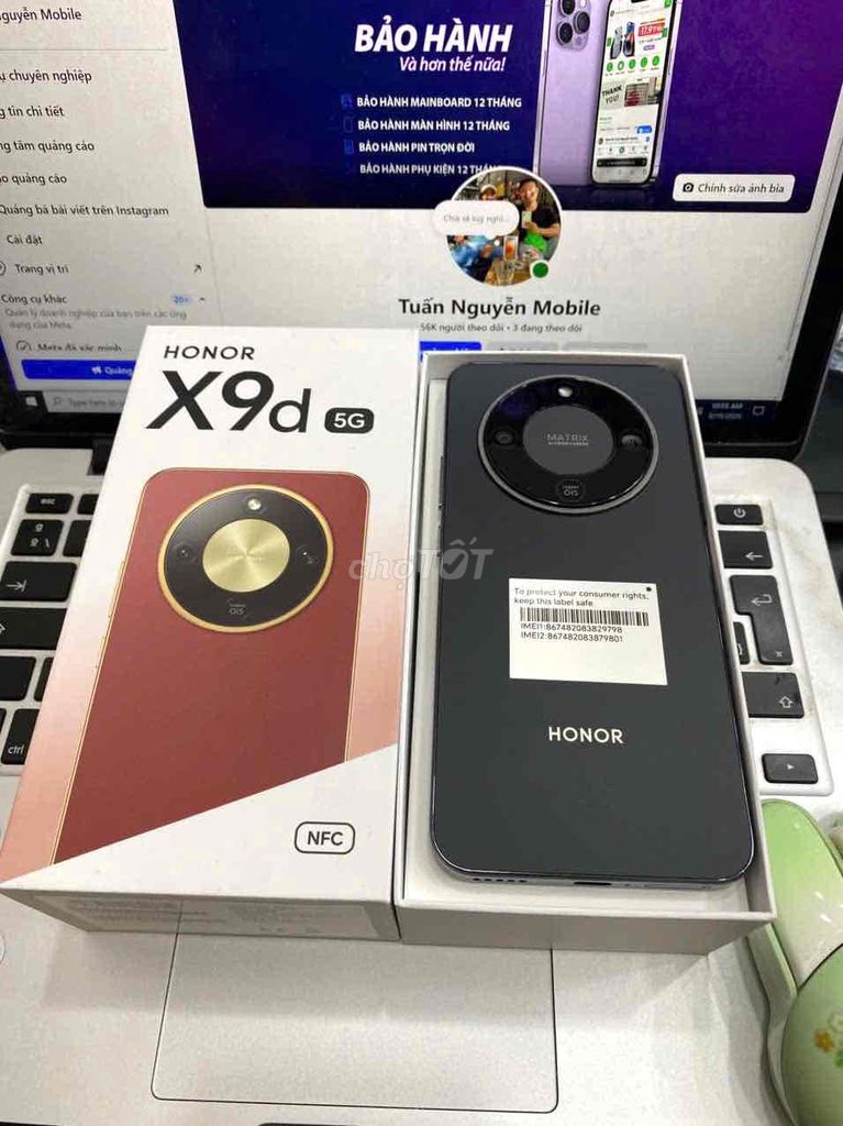 Horno X9d 5G 8/256G Midnight - Vn giá rẻ. Mua bán Điện thoại tại Quận 3 Tp Hồ Chí Minh được đăng bởi Tuấn Nguyễn hình 1