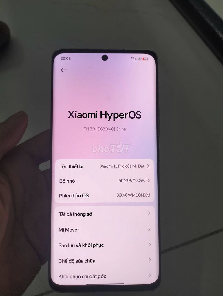 Xiaomi 13 Pro 8GB/128GB Trắng Like New. Mua bán Điện thoại tại Thành phố Dĩ An Bình Dương được đăng bởi Hội Đồ Điện Tử hình 1