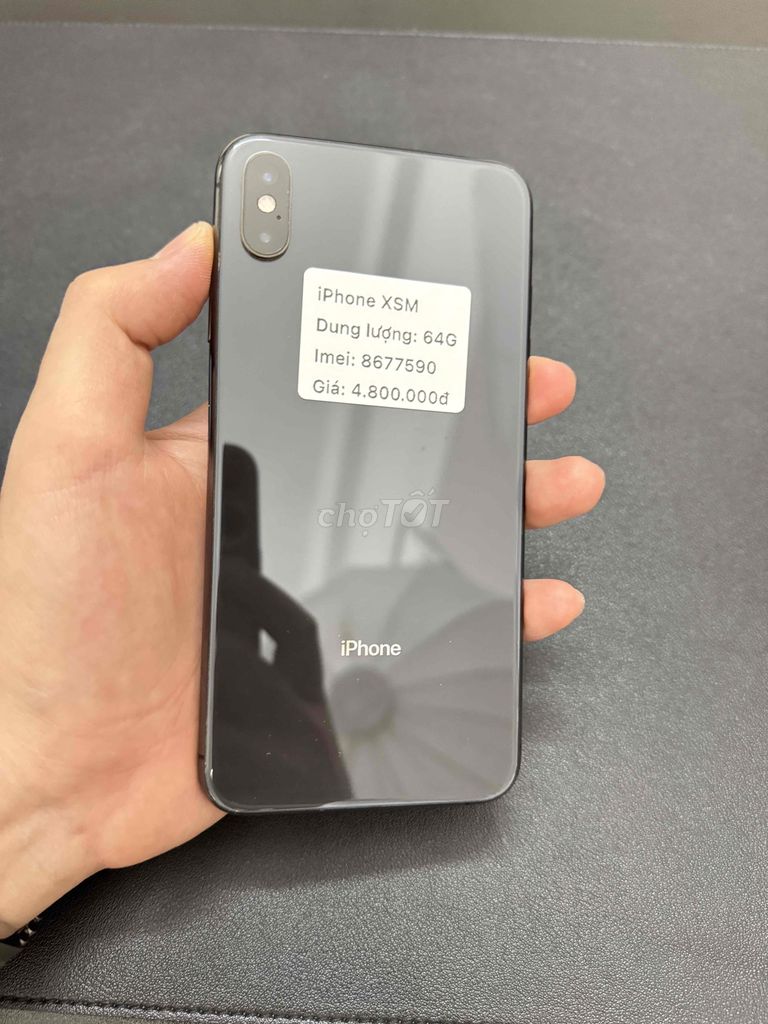 iPhone XS Max 64GB đen máy đẹp full chức năng. Mua bán Điện thoại tại Thành phố Buôn Ma Thuột Đắk Lắk được đăng bởi Nguyễn Hoàng hình 1
