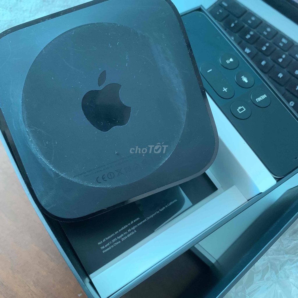 Apple TV Gen 4 32GB Đen 98% fullbox nguyên zin. Mua bán Thiết bị chơi game tại Quận 6 Tp Hồ Chí Minh được đăng bởi Huy Trần hình 1