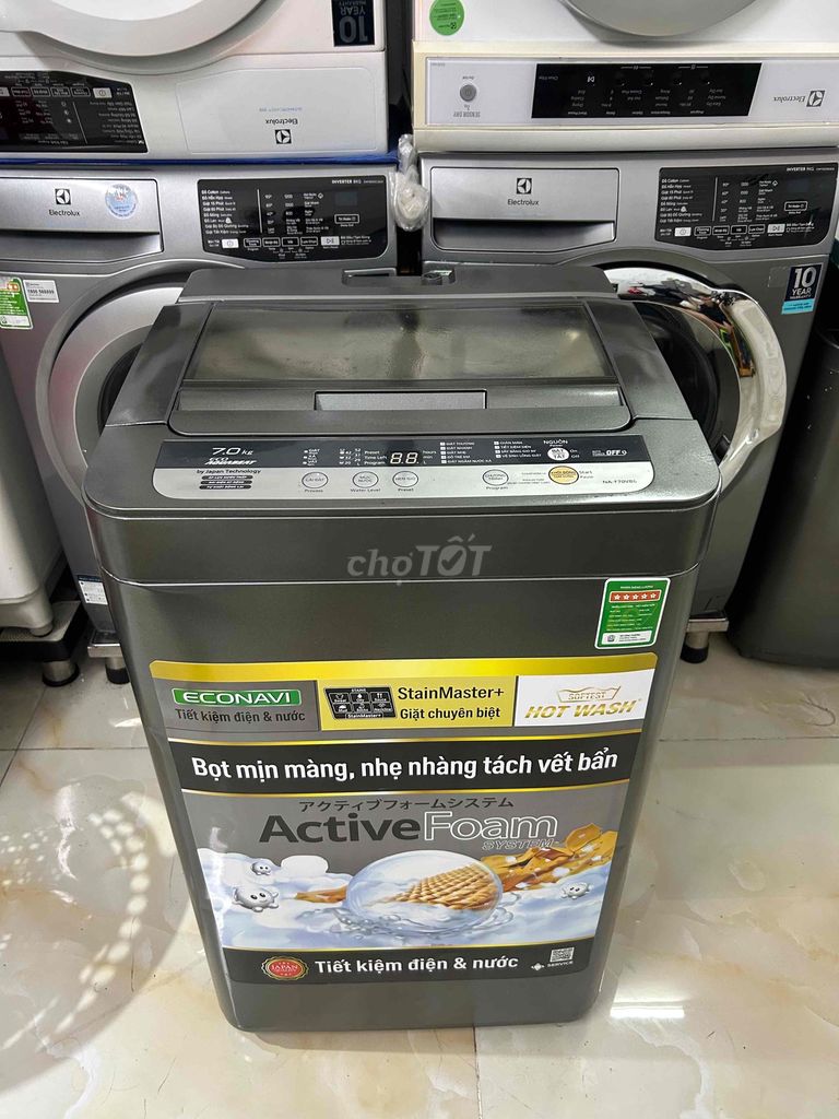 Máy giặt Panasonic 7kg Xám tiết kiệm điện nước. Mua bán Máy giặt tại Quận Tân Phú Tp Hồ Chí Minh được đăng bởi Thiên Ân hình 1