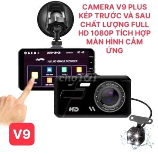 Cam hành trình ôtô cảm ứng V9+ kèm 64GB