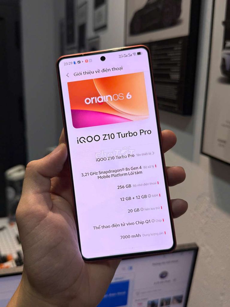 iQOO Z10 Turbo Pro Cam. Mua bán Điện thoại tại Quận Bình Thuỷ Cần Thơ được đăng bởi Nguyễn Huy hình 1