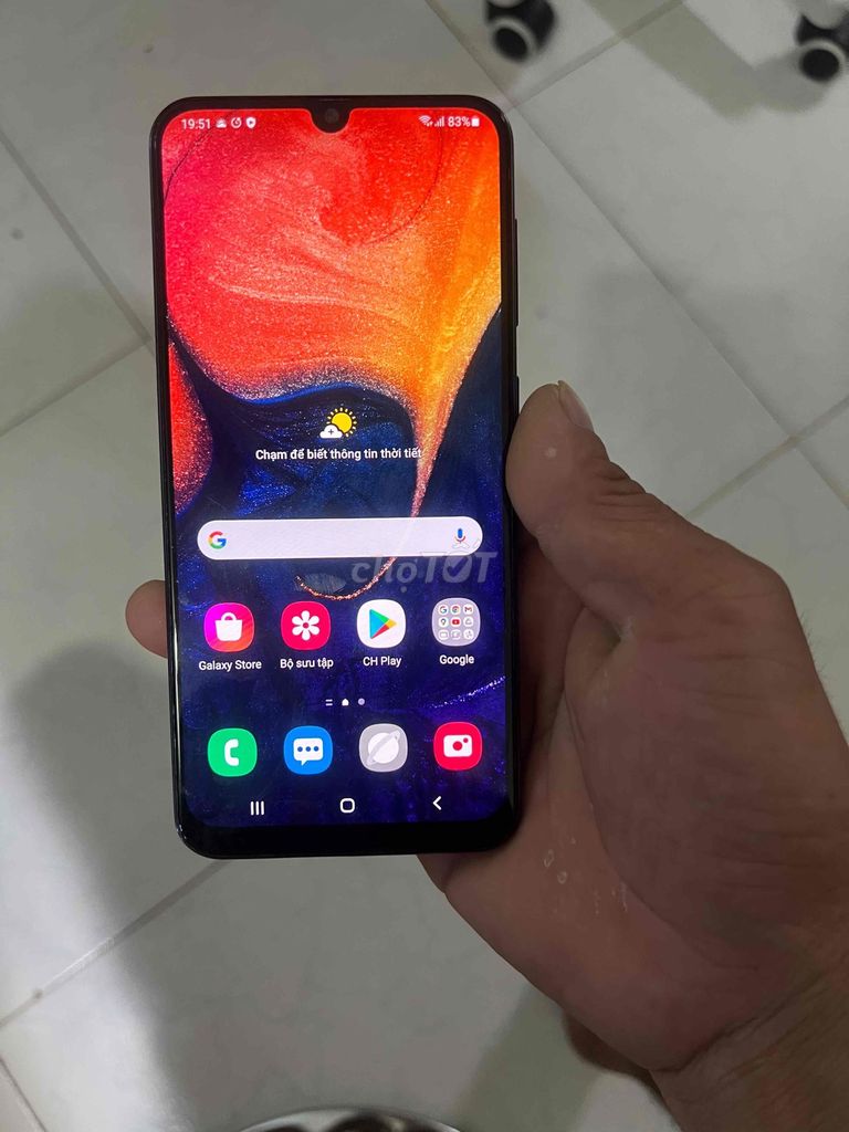 Samsung A50 64GB Đen. Mua bán Điện thoại tại Quận Bình Tân Tp Hồ Chí Minh được đăng bởi quách  hình 1