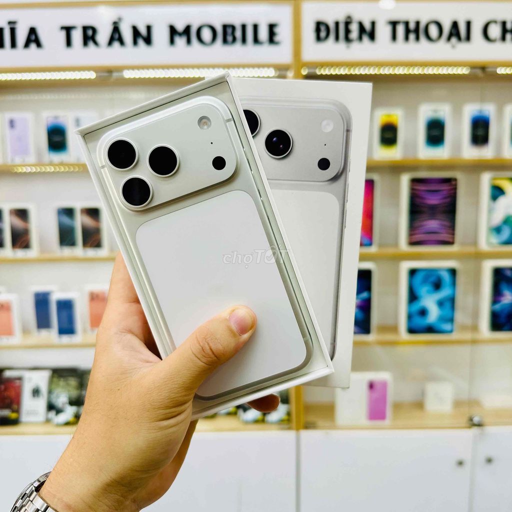 🍎17 PRO TRẮNG 256GB VN ĐẸP99% FULBOX P99%BH10/2026. Mua bán Điện thoại tại Quận Ninh Kiều Cần Thơ được đăng bởi Nghĩa Trần Mobile hình 1