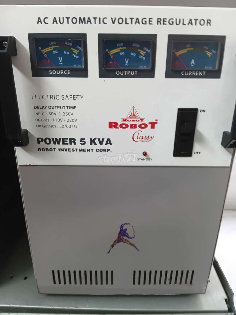 Ổn áp ROBOT Classy Series 5 KVA. Mua bán Đồ chuyên dụng, Giống nuôi trồng tại Quận Hải Châu Đà Nẵng được đăng bởi Võ Thị Tuyết Sương hình 1
