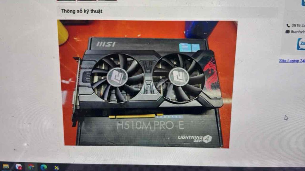 Card màn hình Radeon RX 570 4GB. Mua bán Linh kiện (RAM, Card...) tại Quận 12 Tp Hồ Chí Minh được đăng bởi Nguyễn Văn Tài hình 1