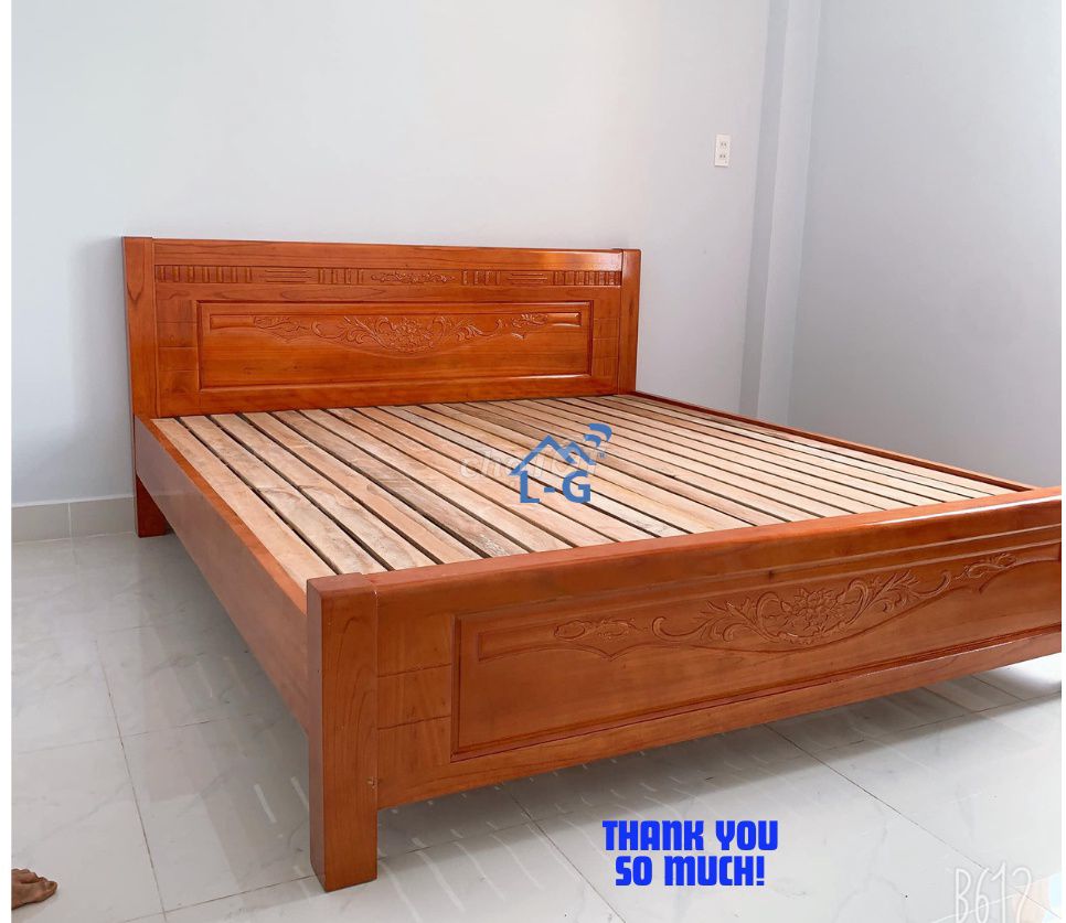 GIƯỜNG GỖ SỒI – ĐẸP TỪ CHẤT LIỆU ĐẾN GIÁ CẢ. Mua bán Giường, chăn ga gối nệm tại Quận 6 Tp Hồ Chí Minh được đăng bởi GIƯỜNG SẮT SƠN LÂM hình 1