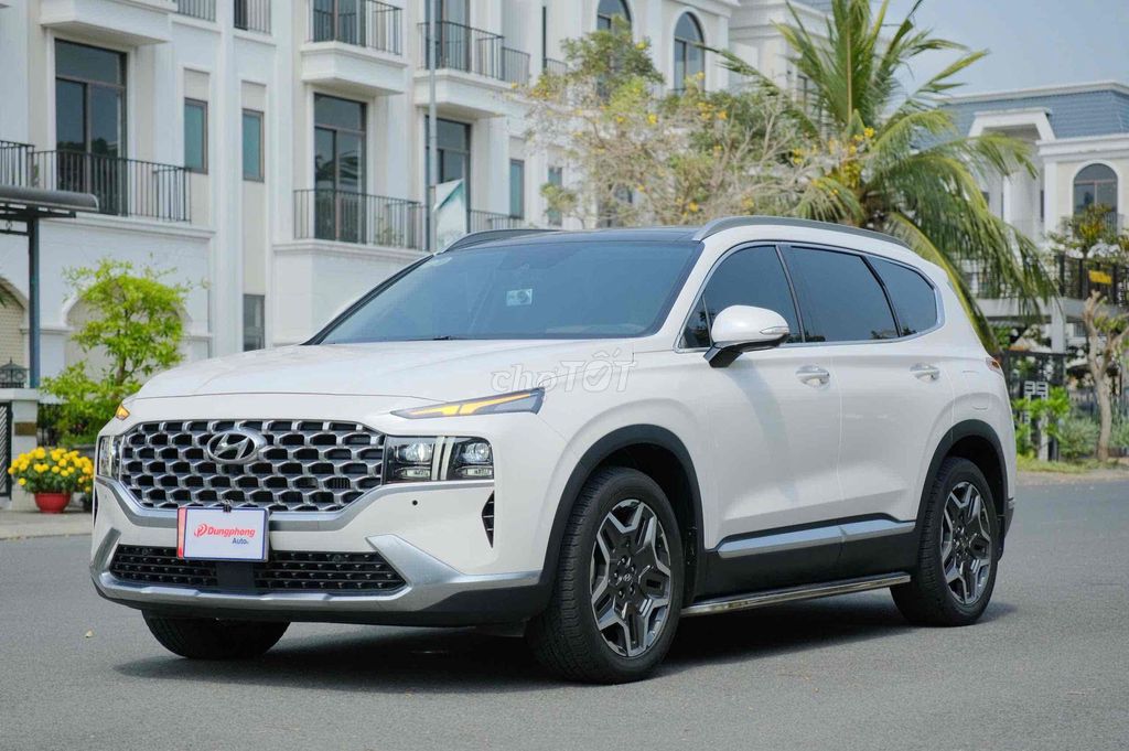 Hyundai Santafe 2022 Trắng  Giá 1030 HỖ TRỢ GÓP