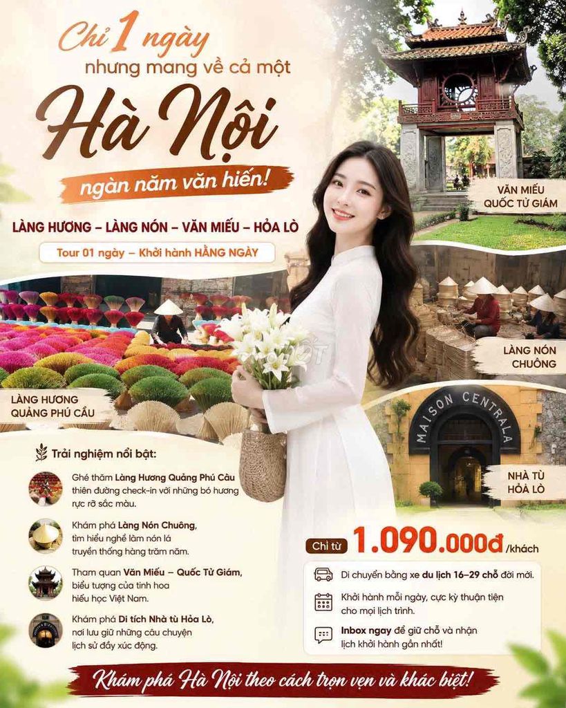 Tour Hà Nội 1 ngày Xe du lịch. Du lịch tại Quận Đống Đa Hà Nội được đăng bởi Nguyễn Anh Thư hình 1