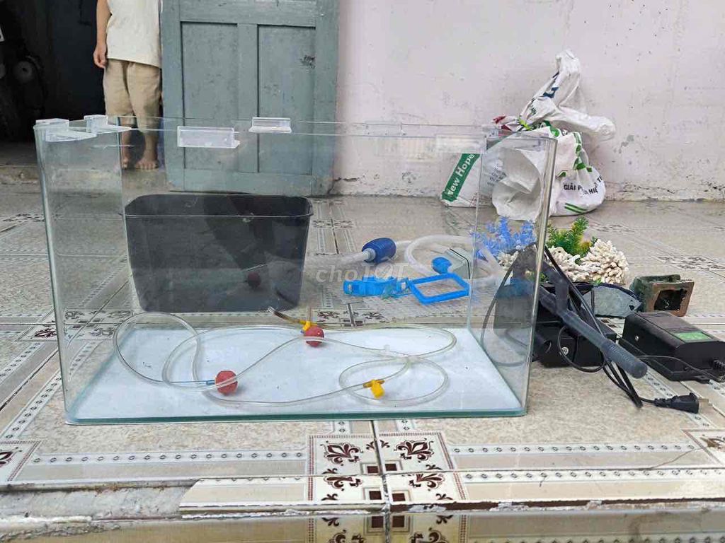 Thanh lý trọn bộ hồ cá kính đúc + Phụ kiện (Lọc, s. Mua bán Phụ kiện, Thức ăn, Dịch vụ tại Huyện Long Thành Đồng Nai được đăng bởi Trùm Giày PT hình 1
