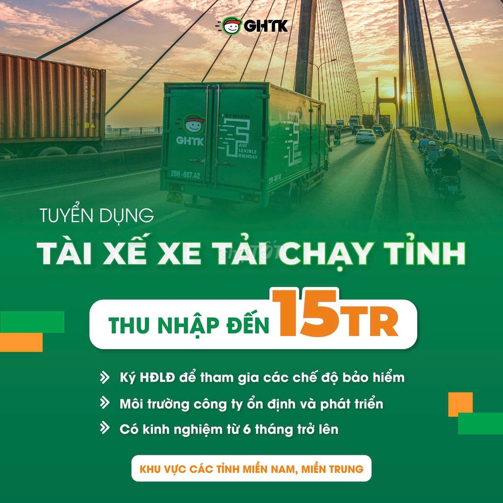 TUYỂN 3 TÀI XẾ DẤU C ĐÀ NẴNG LƯƠNG 10-13TR