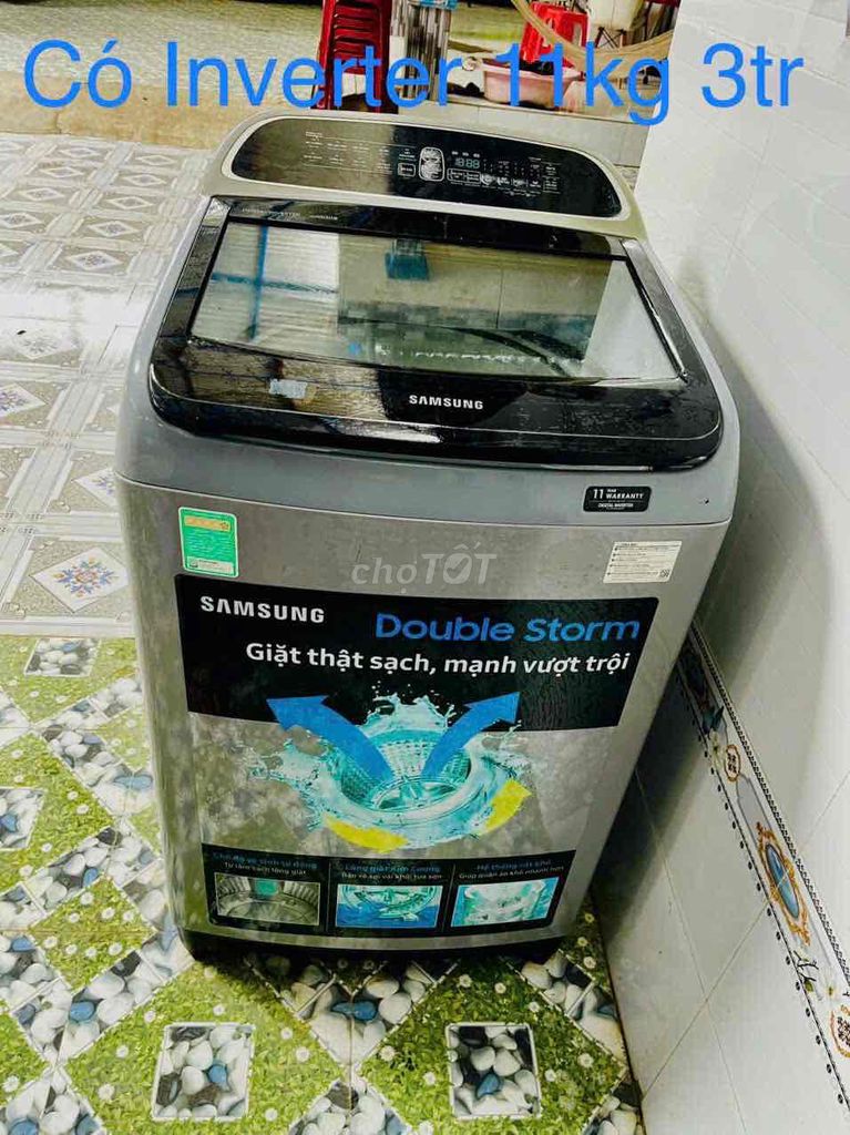 Máy giặt Samsung 11kg Inverter. Mua bán Máy giặt tại Quận Bình Thuỷ Cần Thơ được đăng bởi Danh Lê  hình 1