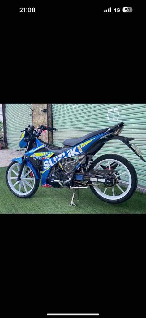 Suzuki Raider Xanh Xe côn tay