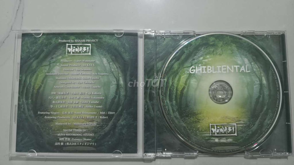CD nhạc Hanabi Project Ghibliental Nhạc phim. Mua bán Sở thích khác tại Quận Bình Thạnh Tp Hồ Chí Minh được đăng bởi Phú Lộc hình 1