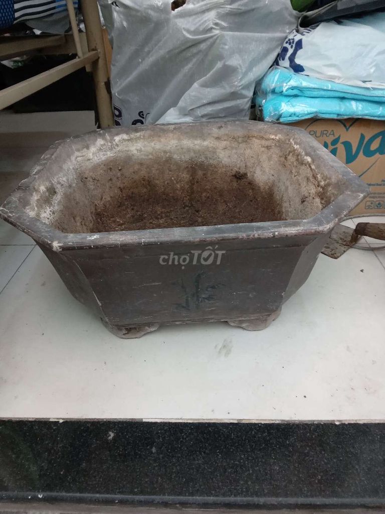 Chậu cây gốm bát giác 40x40x20cm. Mua bán Cây cảnh, đồ trang trí tại Quận 1 Tp Hồ Chí Minh được đăng bởi Chanh Nguyen hình 1