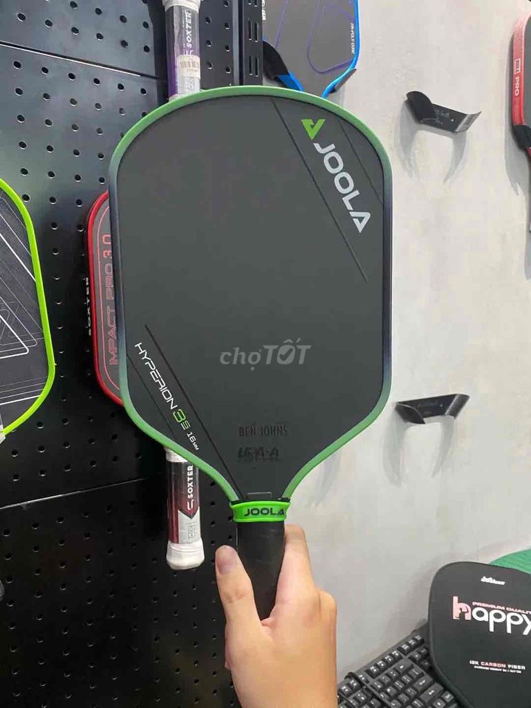Vợt Pickleball Joola Hyperion 3S Đen, Xanh lá. Mua bán Đồ thể thao, Dã ngoại tại Thành phố Phan Thiết Bình Thuận được đăng bởi Nguyễn Xuân Linh  hình 1