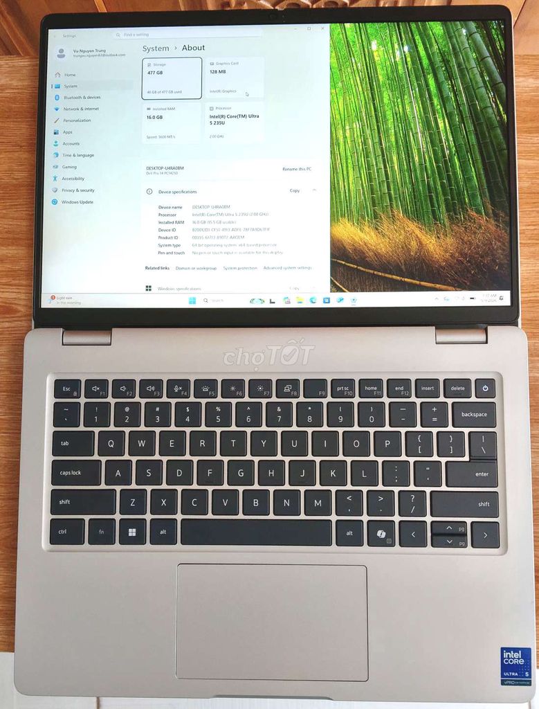 Dell Pro 14 PC14250 Ultra 5 14 inch 16GB/512GB. Mua bán Laptop tại Quận 12 Tp Hồ Chí Minh được đăng bởi Nguyễn Trung Vũ hình 1
