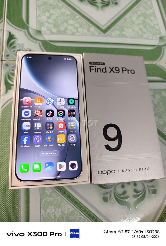 Oppo Find X9 Pro 256GB Trắng. Mua bán Điện thoại tại Huyện Châu Thành Kiên Giang được đăng bởi Tài Huỳnh hình 1
