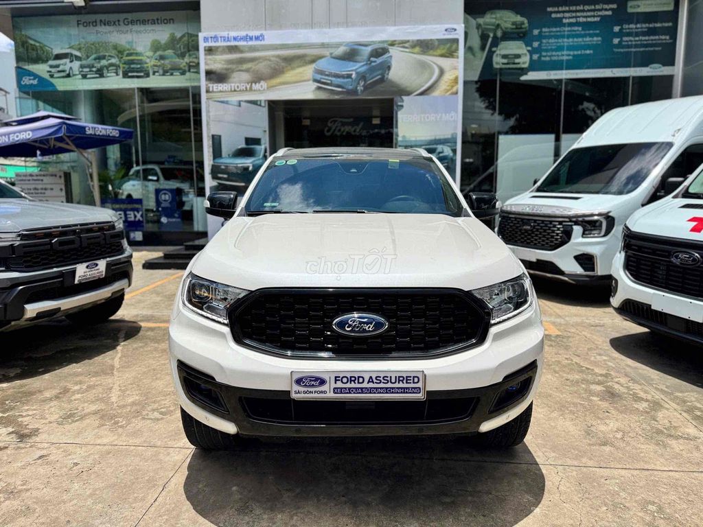 Ford Everest Titanium 2021 4x4 - 34.000km Trắng. Mua bán Ô tô tại Quận Tân Bình Tp Hồ Chí Minh được đăng bởi Sài Gòn Ford hình 1