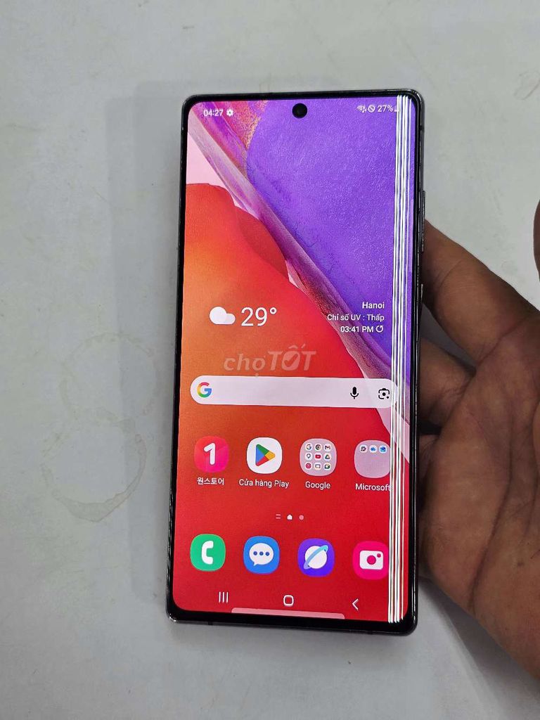 Samsung Note 20 5G ram 8GB bộ nhớ 256 GB sọc. Mua bán Điện thoại tại Quận Cầu Giấy Hà Nội được đăng bởi chú Hùng 60t 163HQV hình 1