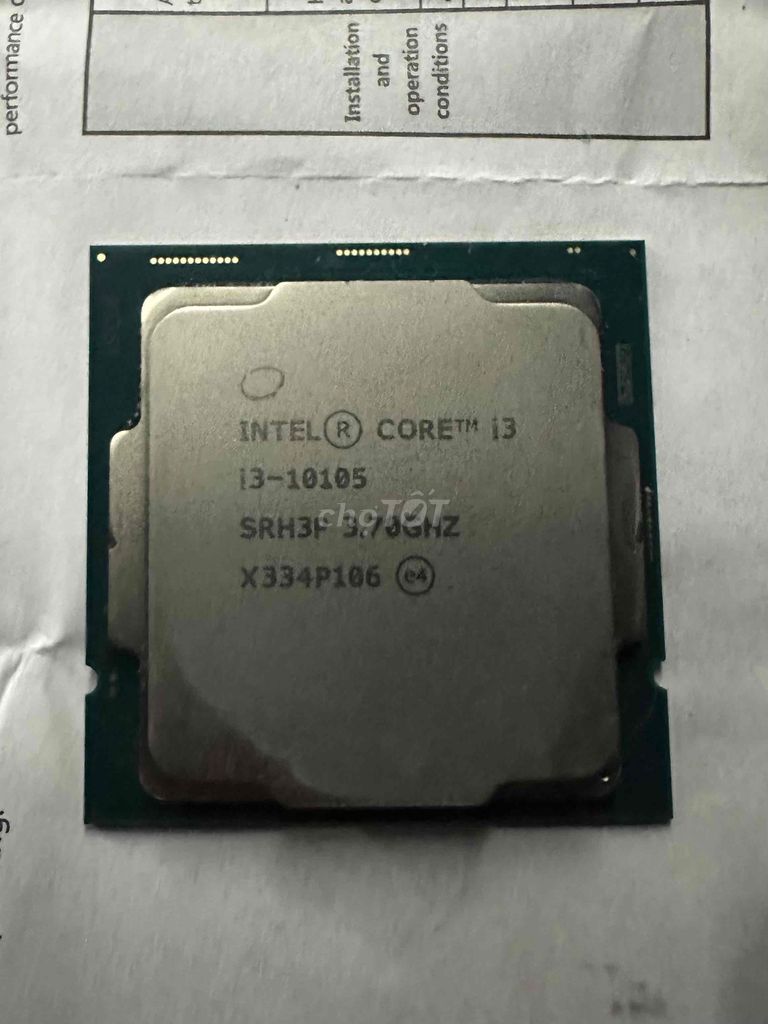 CPU Intel Core i3-10105 3.70GHz Ram 8G Ddr4. Mua bán Linh kiện (RAM, Card...) tại Huyện Đông Anh Hà Nội được đăng bởi Tên chưa cung cấp hình 1