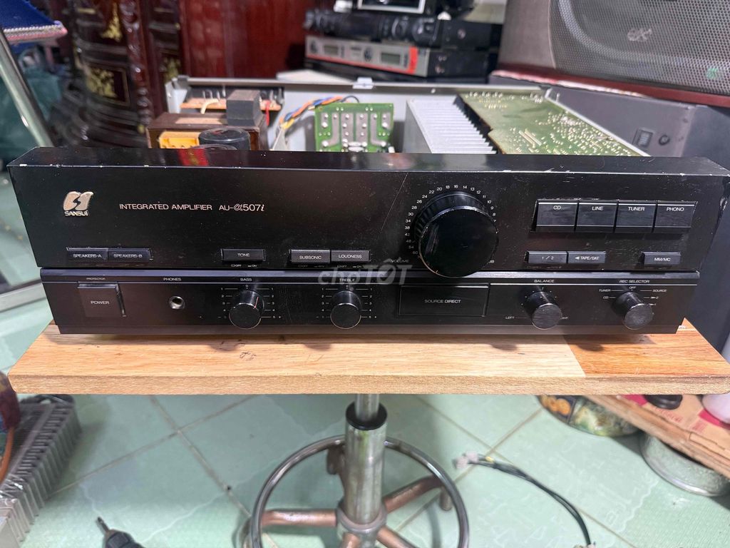 Amply Sansui AU- 507i Đen Nguyên zin. Mua bán Tivi, Âm thanh tại Quận Bình Thạnh Tp Hồ Chí Minh được đăng bởi Đam mê âm thanh chán thì bán hình 1