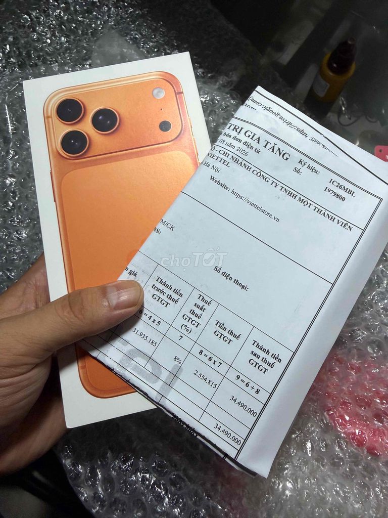 Apple iPhone 17 Pro Max 256GB Cam Mới. Mua bán Điện thoại tại Quận 12 Tp Hồ Chí Minh được đăng bởi Hải Nguyễn hình 1
