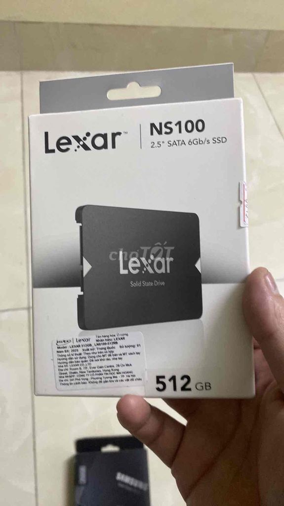 Ổ cứng SSD Lexar NS100 512GB. Mua bán Linh kiện (RAM, Card...) tại Huyện Văn Giang Hưng Yên được đăng bởi Lê Việt Hùng hình 1
