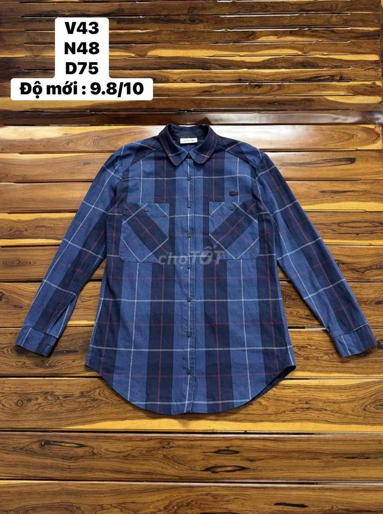 Áo sơ mi khoác Lacoste Nữ. Mua bán Quần áo tại Thành phố Châu Đốc An Giang được đăng bởi Thành Danh hình 1