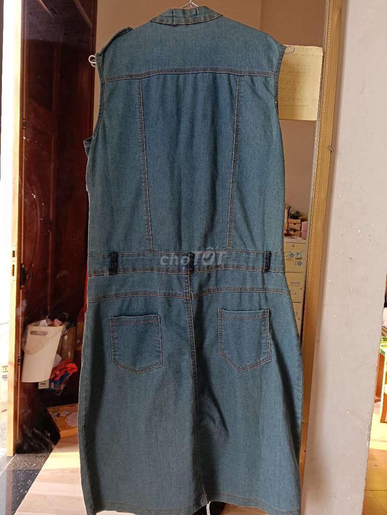 Váy jean liền thân size XL (1m6 _55-60kg )