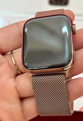 Apple watch Series 5 size 44mm Lte Bản thép gold